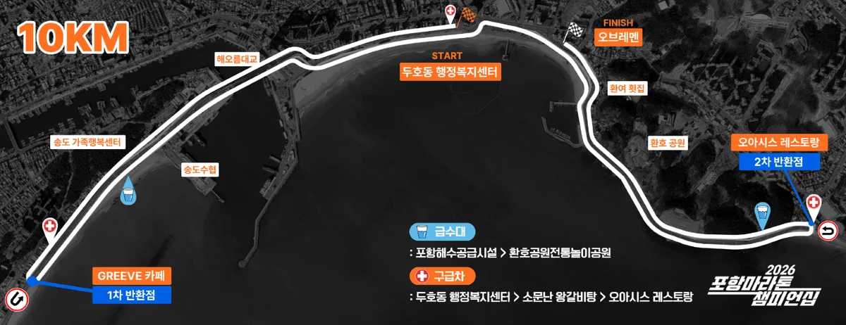 2026 포항챔피언십 10k 코스 2026 포항챔피언십 10k 코스