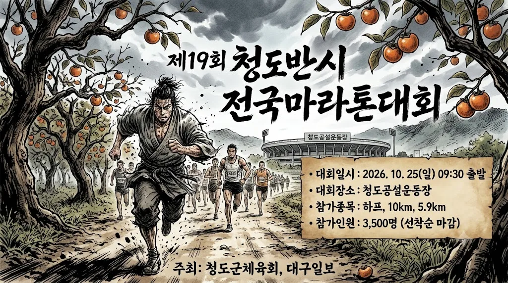 제 19회 청도반시 전국마라톤대회 제 19회 청도반시 전국마라톤대회