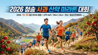 2026 청송사과트레일런 산악 하프 코스 분석｜GPX 기반 거리·고도·난이도