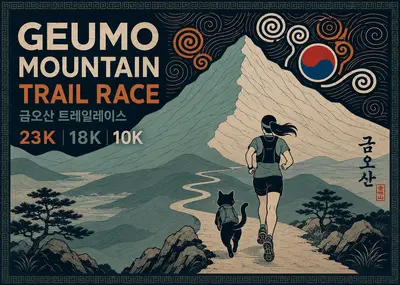 2026 제5회 구미 금오산 트레일레이스 23K 코스 분석 | GPX 고도·난이도