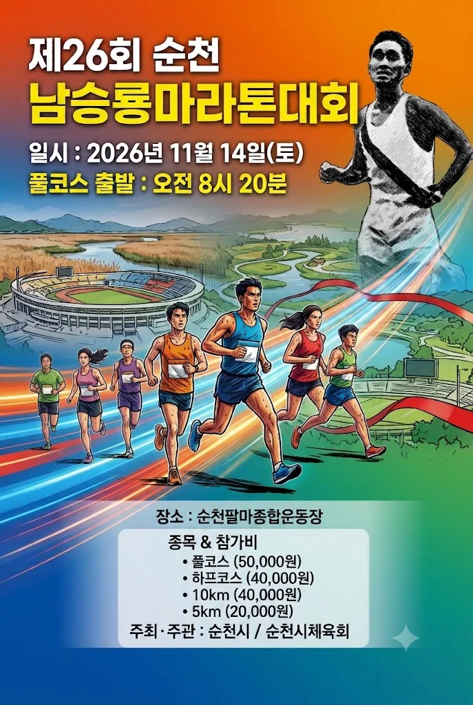제26회 순천 남승룡 마라톤대회 제26회 순천 남승룡 마라톤대회