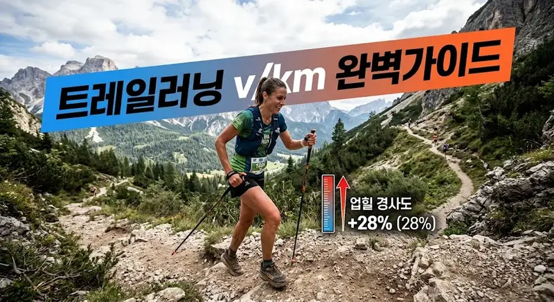 트레일러닝 V/km 완벽 가이드 | 코스 난이도를 가장 쉽게 이해하는 방법