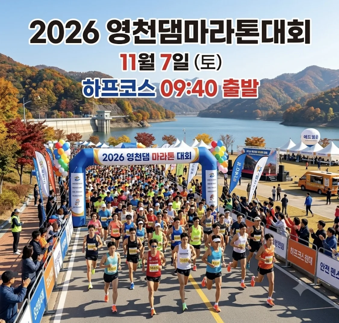 2026 영천댐마라톤대회 2026 영천댐마라톤대회